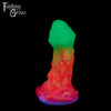 A fantasy sex toy on a black background with the Fantasy Grove logo in the upper left corner 