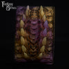 A fantasy sex toy on a black background with the Fantasy Grove logo in the upper left corner
