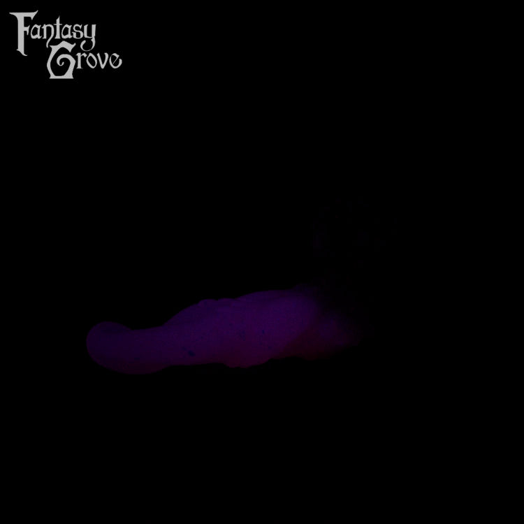 A fantasy sex toy on a black background with the Fantasy Grove logo in the upper left corner