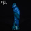 A fantasy sex toy on a black background with the Fantasy Grove logo in the upper left corner
