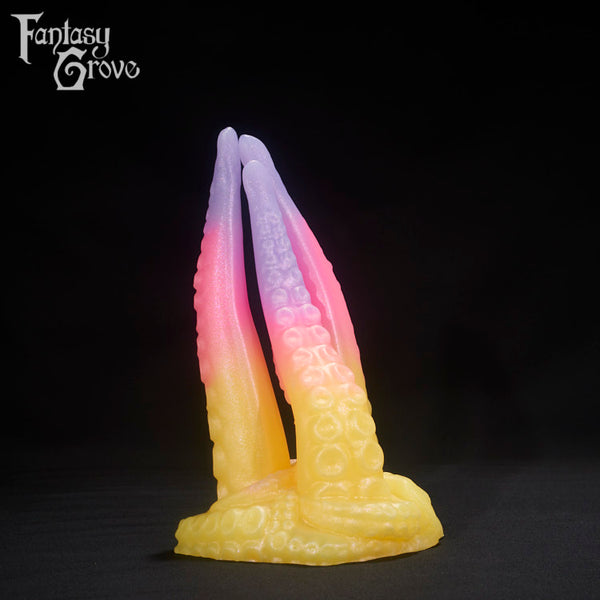 A fantasy sex toys on a black background with Fantasy Grove branding