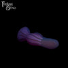 A Fantasy Grove sex toy on a black background with a logo in the upper left corner