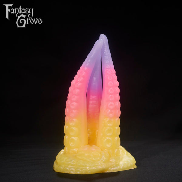 A fantasy sex toys on a black background with Fantasy Grove branding