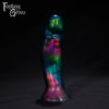 A Fantasy Grove sex toy on a black background with a logo in the upper left corner