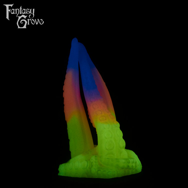 A fantasy sex toys on a black background with Fantasy Grove branding