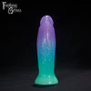 A Fantasy Grove sex toy on a black background with a logo in the upper left corner