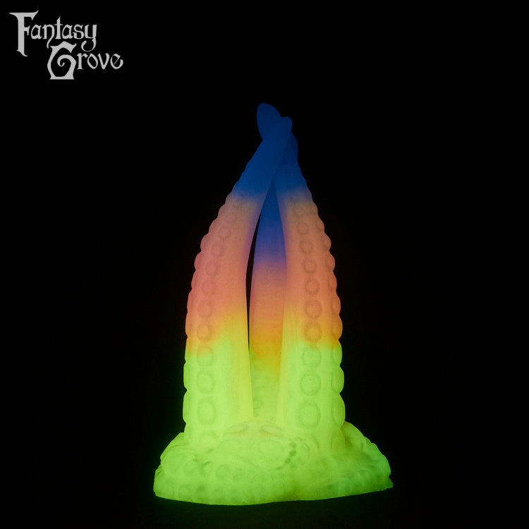 A fantasy sex toys on a black background with Fantasy Grove branding