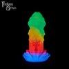 A fantasy sex toy on a black background with the Fantasy Grove logo in the upper left corner 