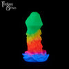 A fantasy sex toy on a black background with the Fantasy Grove logo in the upper left corner 