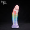 A Fantasy Grove sex toy on a black background with a logo in the upper left corner
