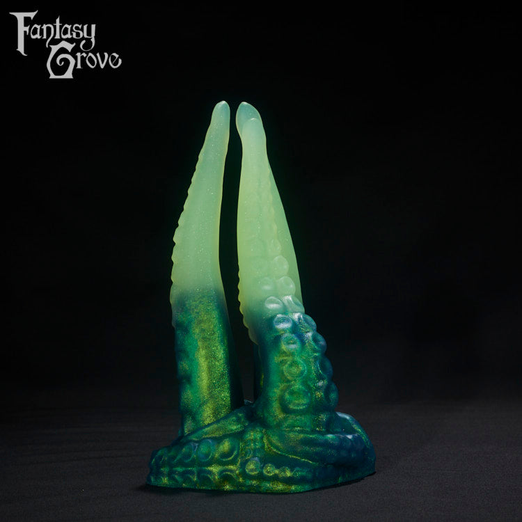 A fantasy sex toys on a black background with Fantasy Grove branding