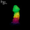 A fantasy sex toy on a black background with the Fantasy Grove logo in the upper left corner 