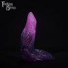A fantasy sex toy on a black background with the Fantasy Grove logo in the upper left corner