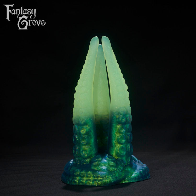 A fantasy sex toys on a black background with Fantasy Grove branding