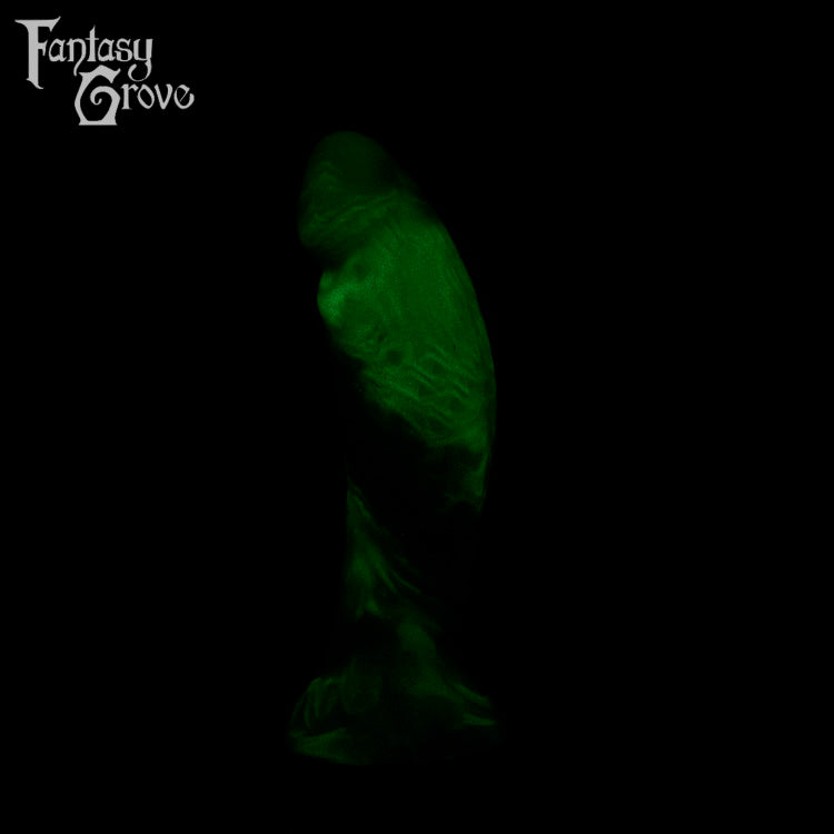A fantasy sex toy on a black background with the Fantasy Grove logo in the upper left corner