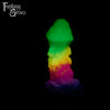 A fantasy sex toy on a black background with the Fantasy Grove logo in the upper left corner 