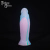A fantasy sex toy on a black background with the Fantasy Grove logo in the upper left corner
