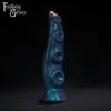A Fantasy Grove sex toy on a black background with a logo in the upper left corner