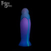 A fantasy sex toy on a black background with the Fantasy Grove logo in the upper left corner