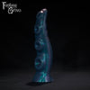 A Fantasy Grove sex toy on a black background with a logo in the upper left corner