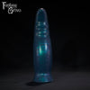 A Fantasy Grove sex toy on a black background with a logo in the upper left corner