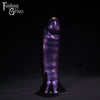 A Fantasy Grove sex toy on a black background with a logo in the upper left corner