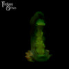 A fantasy sex toy on a black background with the Fantasy Grove logo in the upper left corner 