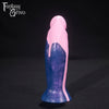 A fantasy sex toy on a black background with the Fantasy Grove logo in the upper left corner 