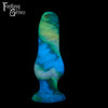 A fantasy sex toy on a black background with the Fantasy Grove logo in the upper left corner