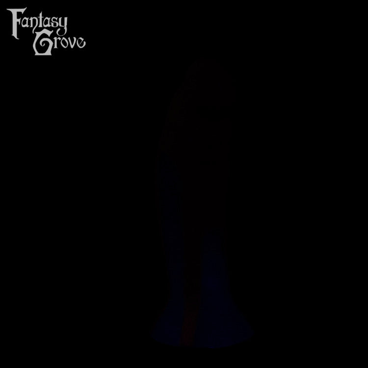 A fantasy sex toy on a black background with the Fantasy Grove logo in the upper left corner 