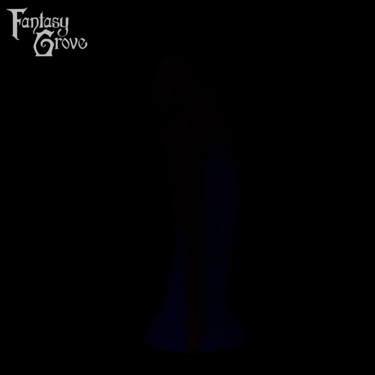 A fantasy sex toy on a black background with the Fantasy Grove logo in the upper left corner 