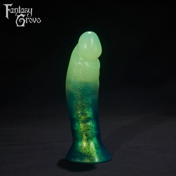 A fantasy sex toys on a black background with Fantasy Grove branding