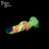 A fantasy sex toy on a black background with the Fantasy Grove logo in the upper left corner