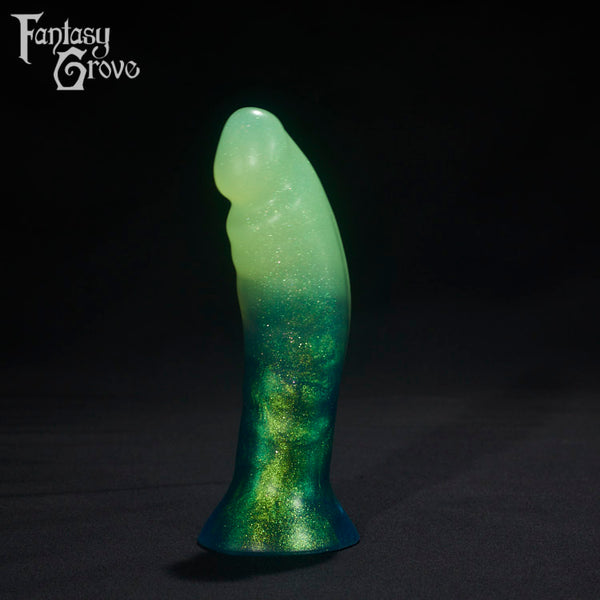 A fantasy sex toys on a black background with Fantasy Grove branding