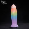 A Fantasy Grove sex toy on a black background with a logo in the upper left corner