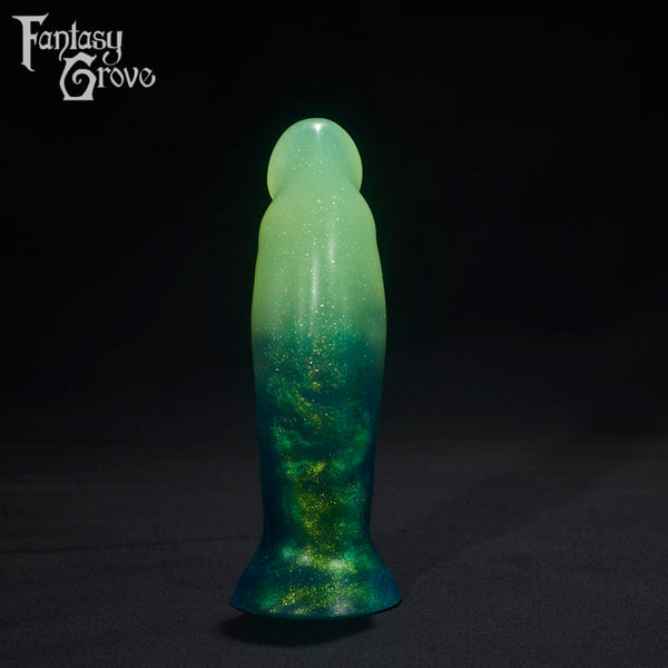 A fantasy sex toys on a black background with Fantasy Grove branding