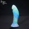 A fantasy sex toy on a black background with the Fantasy Grove logo in the upper left corner 