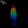 A Fantasy Grove sex toy on a black background with a logo in the upper left corner