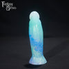 A fantasy sex toy on a black background with the Fantasy Grove logo in the upper left corner 