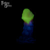 A fantasy sex toy on a black background with the Fantasy Grove logo in the upper left corner