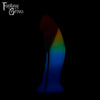 A Fantasy Grove sex toy on a black background with a logo in the upper left corner