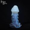 A fantasy sex toy on a black background with the Fantasy Grove logo in the upper left corner