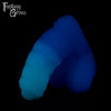 A Fantasy Grove sex toy on a black background with a logo in the upper left corner