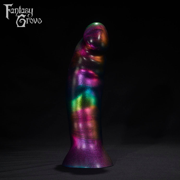 A fantasy sex toys on a black background with Fantasy Grove branding