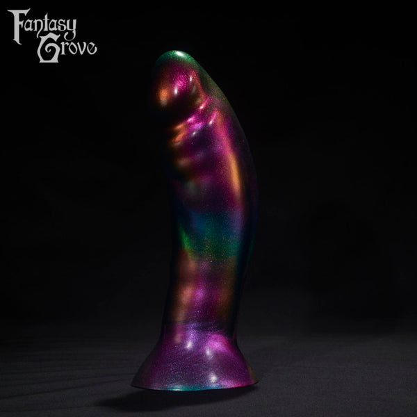 A fantasy sex toys on a black background with Fantasy Grove branding