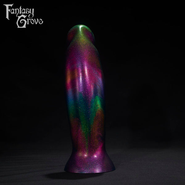 A fantasy sex toys on a black background with Fantasy Grove branding