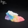 A Fantasy Grove sex toy on a black background with a logo in the upper left corner