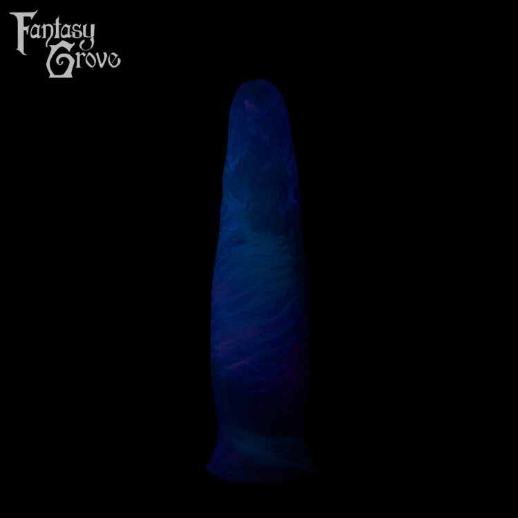 A fantasy sex toy on a black background with the Fantasy Grove logo in the upper left corner
