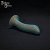 A Fantasy Grove sex toy on a black background with a logo in the upper left corner