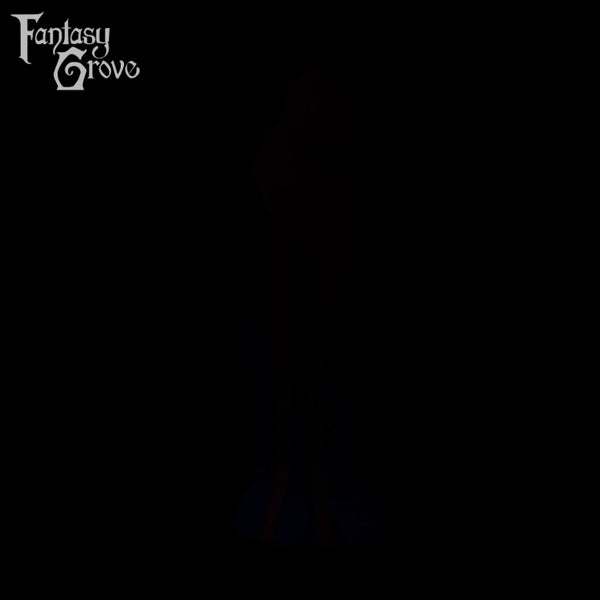 A fantasy sex toy on a black background with the Fantasy Grove logo in the upper left corner 